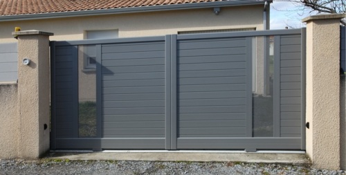 Portail coulissant Tld - Travaux Lyonnais